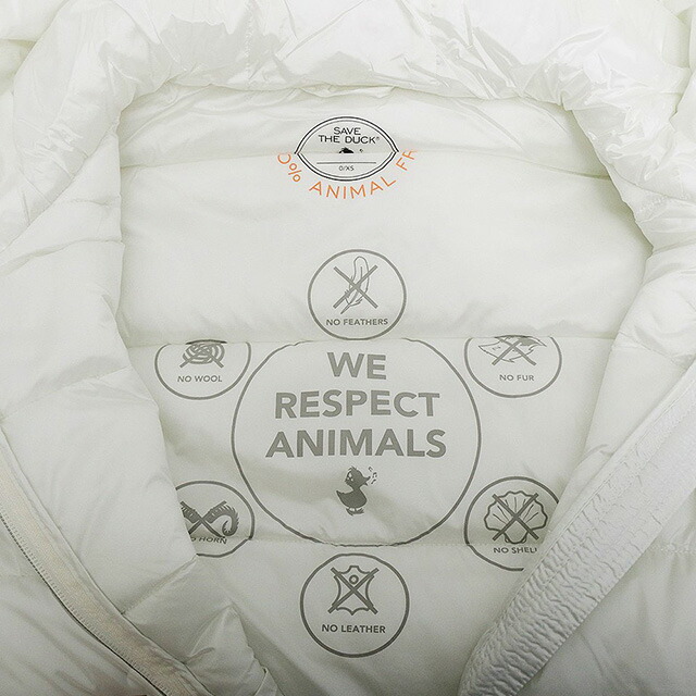 セイブ ザ ダック SAVE THE DUCK LYSA ダウンジャケット D40279W-00002-OFF-WHITE-2 レディース ダウンジャケット ブランド