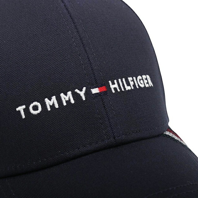 トミーヒルフィガー TOMMY HILFIGER TH FOUNDATION COTTON 6 PANEL CAP キャップ AM0AM12532DW6-SPACEBLUE メンズ 帽子 ブランド