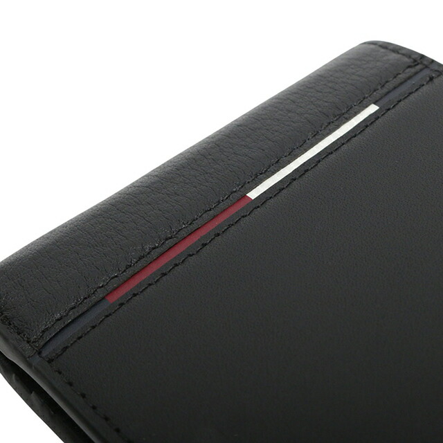 トミーヒルフィガー TOMMY HILFIGER TH CASUAL CC AND COIN 二つ折り財布 AM0AM12766BDS-BLACK メンズ ブランド ウォレット 高級 おしゃれ プレゼント 実用的