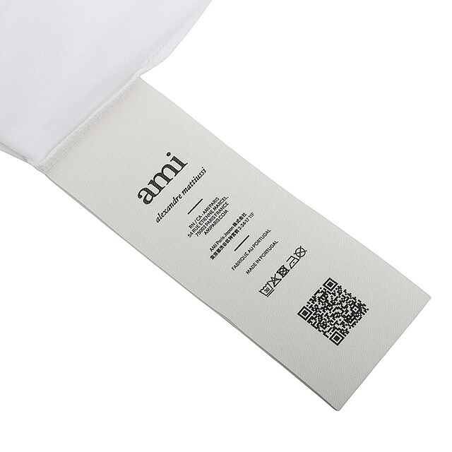 アミパリス AMI PARIS Ami de Coeur パーマネントコレクション Tシャツ BFUTS035-100-S ユニセックス Tシャツ ブランド