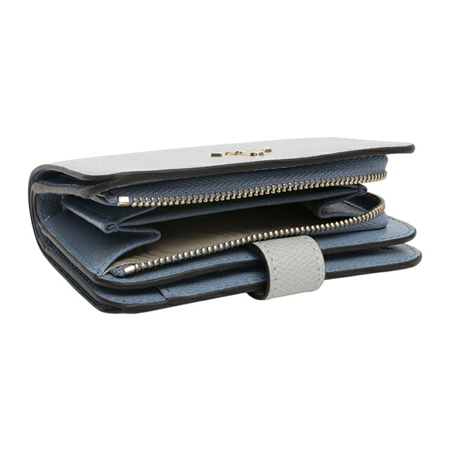 フルラ FURLA CAMELIA S COMPACT WALLETS 二つ折り財布 二折財布 wp00315-are000-4351s レディース ライトブルー×ブルー ブランド ウォレット 高級 おしゃれ プレゼント 実用的