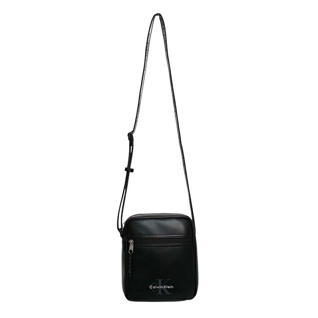 カルバンクライン CALVIN KLEIN BOLD LOGO WEBBING REPORTER ショルダーバッグ lv04d3418g-ub1 メンズ BLACK ブランド 斜めがけ ブランド 高級 おしゃれ プレゼント 男性 実用的 かっこいい