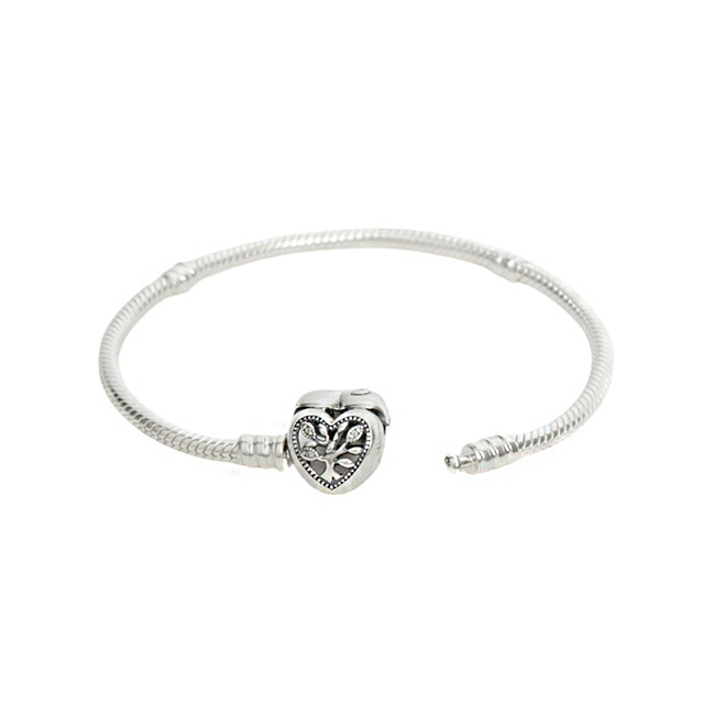 パンドラ PANDORA Family Tree Heart Clasp Snake Chain Braceletアクセサリーブレスレット 598827c01-18 レディースシルバー ブランド 腕輪 ジュエリー ブランド 高級 おしゃれ プレゼント 女性 実用的 かわいい