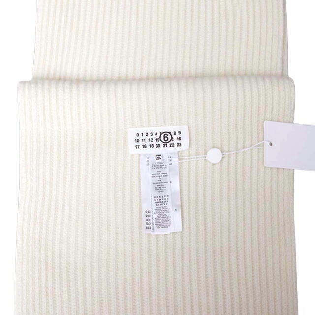 エムエムシックス MM6 Maison Margiela マフラー s52te0061-m13285-102 ユニセックス Off white マフラー ブランド