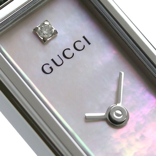 グッチ バングル 時計 レディース GUCCI 腕時計 1500 ダイヤモンド ピンクシェル YA015554 高級 ブランド おしゃれ 防水 軽い 華奢 かわいい プレゼント 女性 実用的
