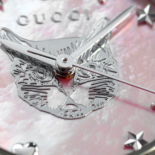 グッチ 時計 レディース Gタイムレス クオーツ 腕時計 GUCCI YA1265013 ピンクシェル 高級 ブランド おしゃれ 防水 軽い 華奢 かわいい プレゼント 女性 実用的