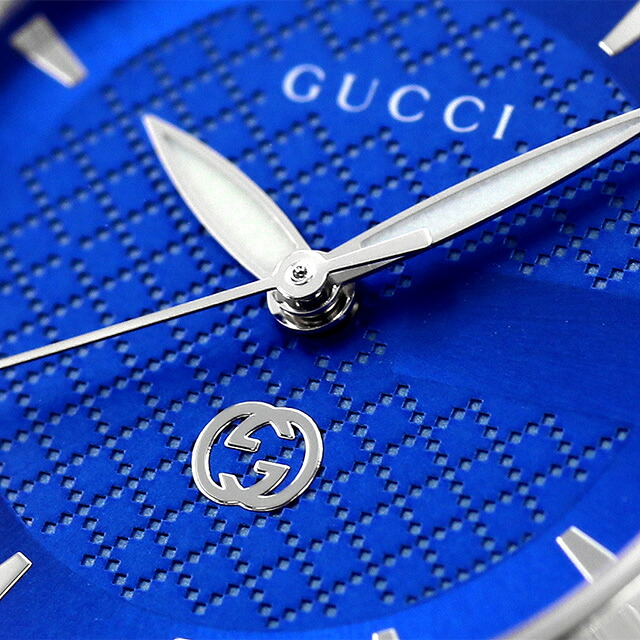 グッチ Gタイムレス クオーツ 腕時計 レディース GUCCI YA1265050 アナログ ブルー スイス製 高級 ブランド おしゃれ 防水 軽い 華奢 かわいい プレゼント 女性 実用的