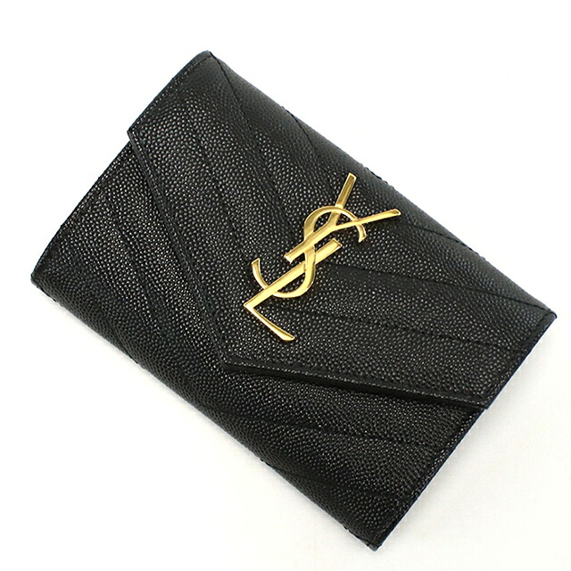 サンローラン 名刺入れ レディース ブランド SAINT LAURENT レザー 414404 ブラック 高級 おしゃれ プレゼント 実用的