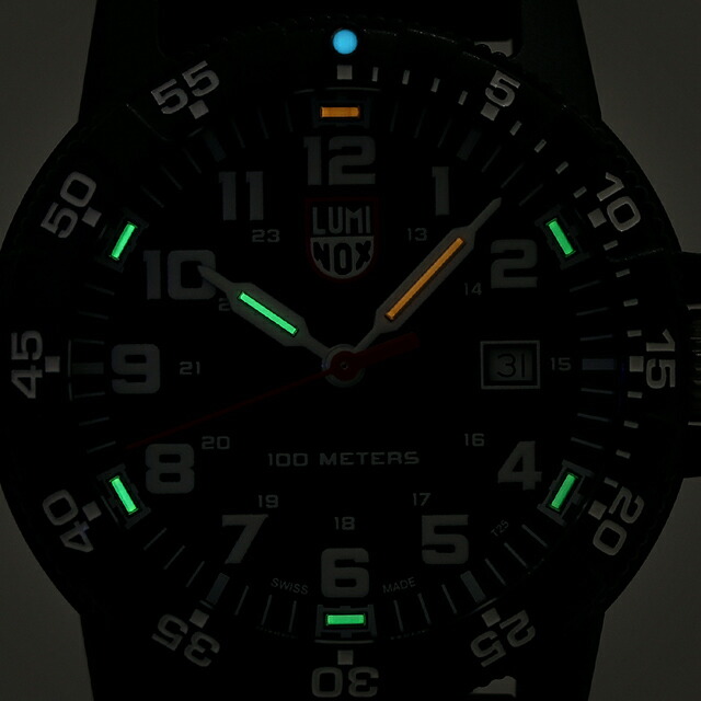 ルミノックス 0320シリーズ 腕時計 LUMINOX レザーバック シータートル ジャイアント 0321 時計 ブランド おしゃれ 防水 文字盤 大きい プレゼント 男性 実用的