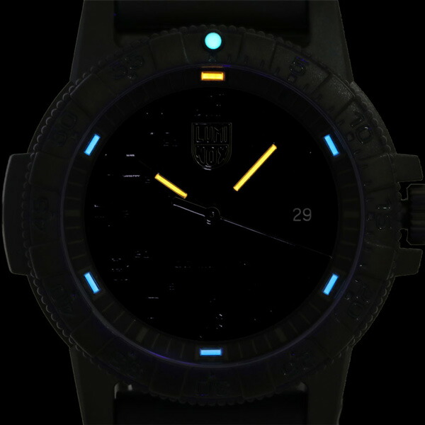 ルミノックス 0320シリーズ 腕時計 LUMINOX レザーバック シータートル ジャイアント 0321.BO 時計 ブランド おしゃれ 防水 文字盤 大きい プレゼント 男性 実用的