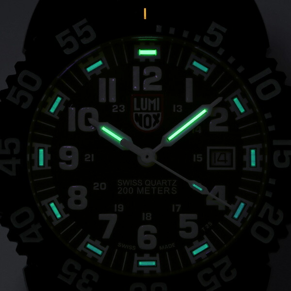 ルミノックス ネイビーシールズ 3050シリーズ カラーマークシリーズ LUMINOX 3051 ブラック×ホワイト 腕時計 時計