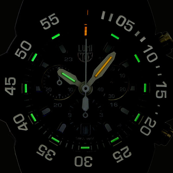 ルミノックス 3580シリーズ ネイビーシールズ クロノグラフ 45mm 3581 LUMINOX メンズ 腕時計 ブラック ホワイト 時計 ブランド おしゃれ 防水 文字盤 大きい プレゼント 男性 実用的
