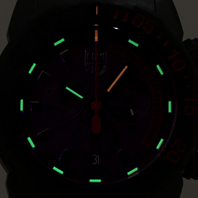 ルミノックス 3580シリーズ ネイビーシールズ クロノグラフ 45mm 3581.EY LUMINOX メンズ 腕時計 ブラック レッド 時計 ブランド おしゃれ 防水 文字盤 大きい プレゼント 男性 実用的