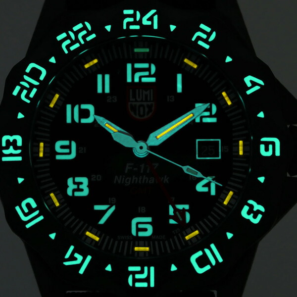 ルミノックス F-117 ナイトホーク 6440 シリーズ 44mm 6441 LUMINOX メンズ 腕時計 オールブラック ブランド おしゃれ 防水 文字盤 大きい プレゼント 男性 実用的