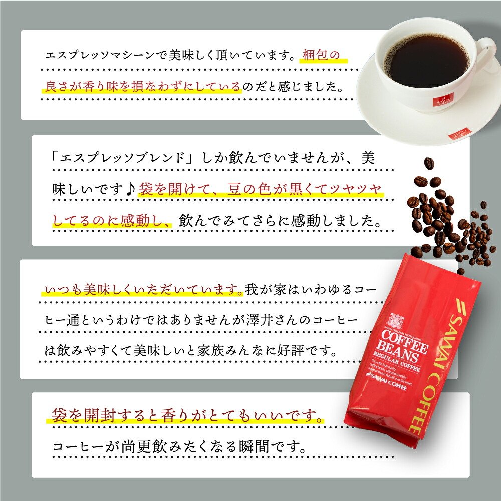 澤井珈琲 エスプレッソ好きに捧ぐ極上の珈琲豆 深煎りコーヒー福袋 イタリアン エスプレッソ挽き