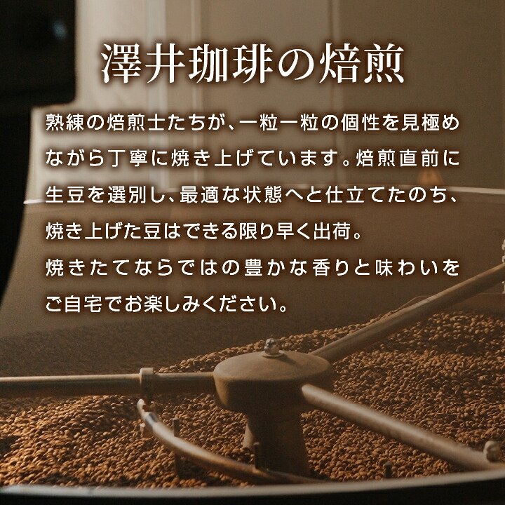澤井珈琲 やさしい苦みとすっきり後味 ペルー産 アンデスマウンテン 200g×2袋 豆のまま