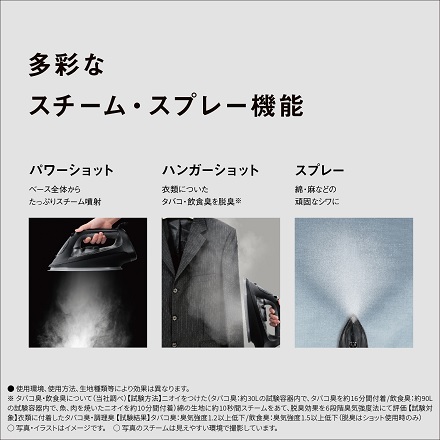 パナソニック スチームアイロン NI-U701-K ブラック