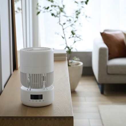 アイリスオーヤマ サーキュレーター WOOZOO 360 barrel ホワイト PCF-CD15TECA-W