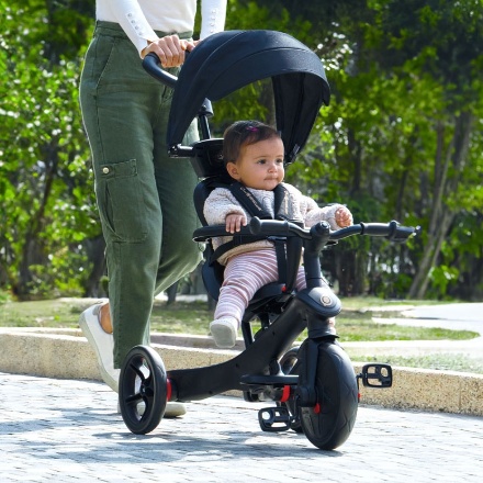 GLOBBER エクスプローラー トライク 4in1 ベビーカーJP PKG ブラック