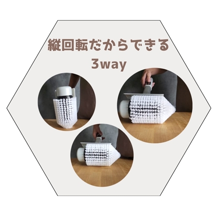 ＜NATUUL＞防水型パワフル回転ブラシFoReRo