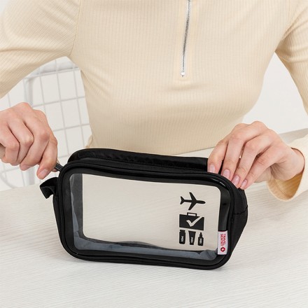 TRAVEL SENTRY トイレタリーポーチ レッド