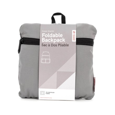 旅先で大活躍 TRAVEL SENTRY 折りたたみ式バックパック レッド