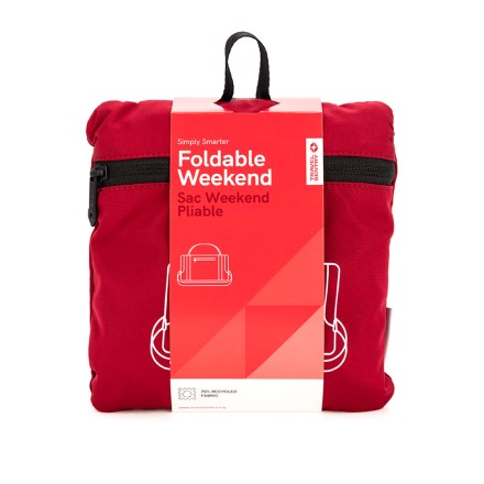 旅先の予備バッグ TRAVEL SENTRY 折りたたみ式ウィークエンダー ボストンバッグ ブラック