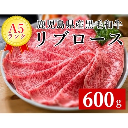 鹿児島県産 黒毛和牛リブロース肉 A5ランク 600g