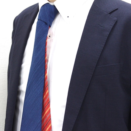 これいい和 日本の織物ネクタイ 藍染 ～遠州綿紬～ 銀河 ※他柄あり