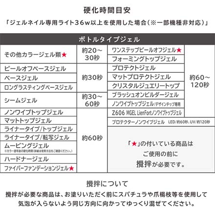 LienFo rジェルネイル セット トップ1個＆ベース1個