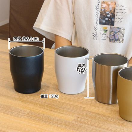 NEW真空タンブラー 350ml ネイビー2個