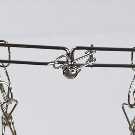 ピンチハンガー フォールディングハンガー ピンチ42個付き メタリア