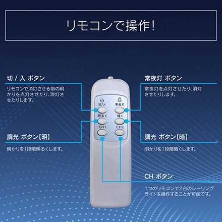 10畳用LEDシーリングライト HLCL-002