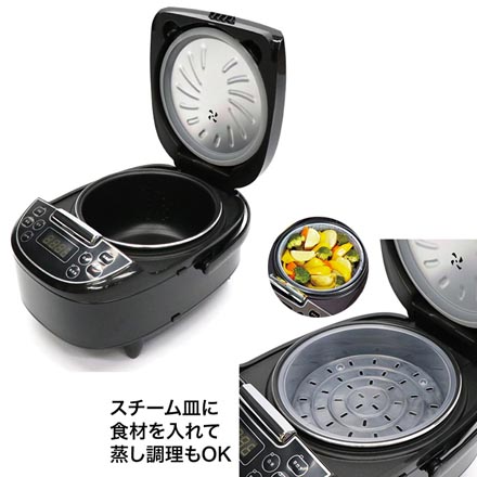 炊飯器 5合炊き 炊飯ジャー ブラウン