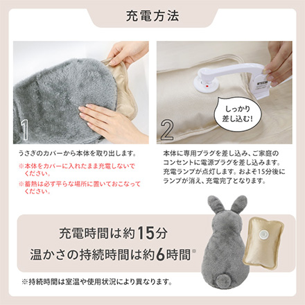 電気湯たんぽ ポカウォーマーうさポカ