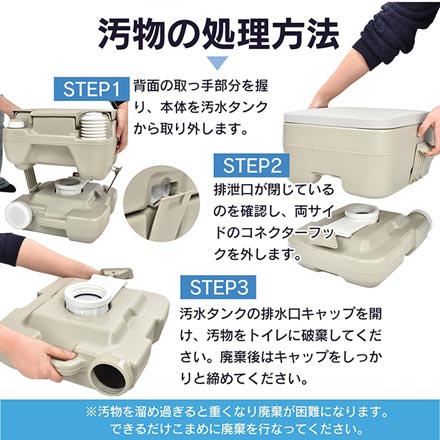 ポータブル水洗トイレ 防災グッズ 非常用トイレ 介護用品