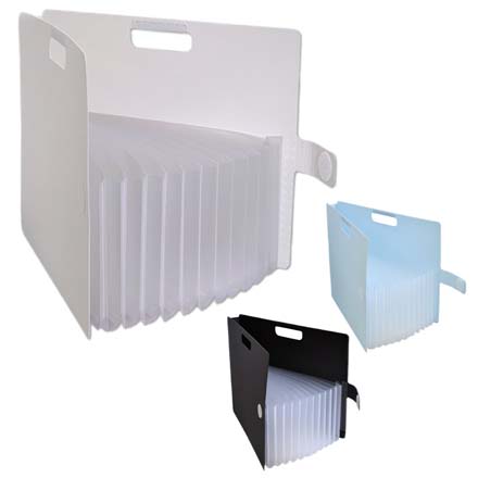 こまごまファイル 仕分けファイル ポケットファイル A4サイズ ダークグレー FDC