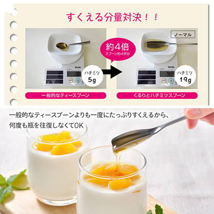 スプーン くるりとはちみつスプーン ミニ RIS