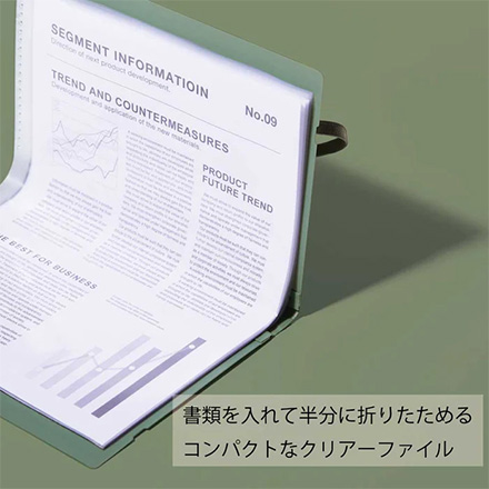 クリアーファイルコンパック ピンク FDC