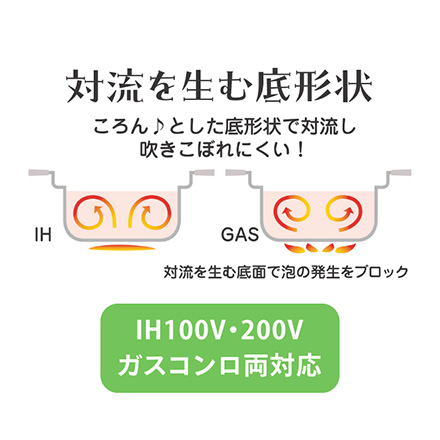 IH対応 セラミックコーティング 深型 卓上鍋 24cm ピンク