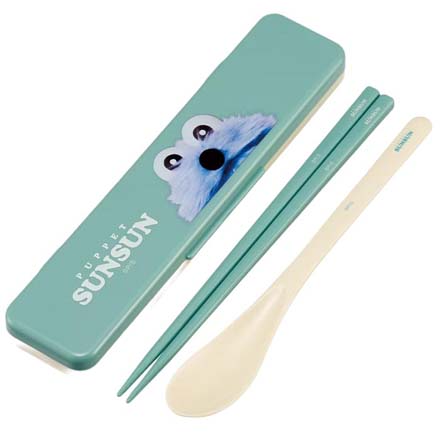 携帯用カトラリー パペットスンスン音の鳴らないコンビセット