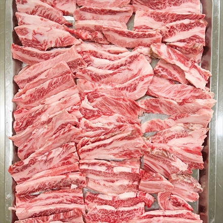 A5等級メス牛 神戸牛 中落カルビ400g KobeBeef RibFinger 焼肉用