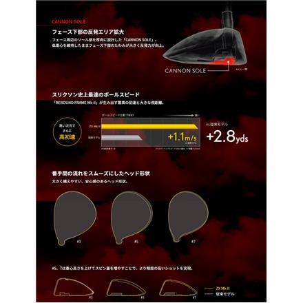 レフティー 左用 ダンロップ スリクソン ZX Mk-II フェアウェイウッド Diamana ZX-II 50 カーボンシャフト DUNLOP SRIXON ディアマナ MKII MK2 マーク2 #5 18度 S