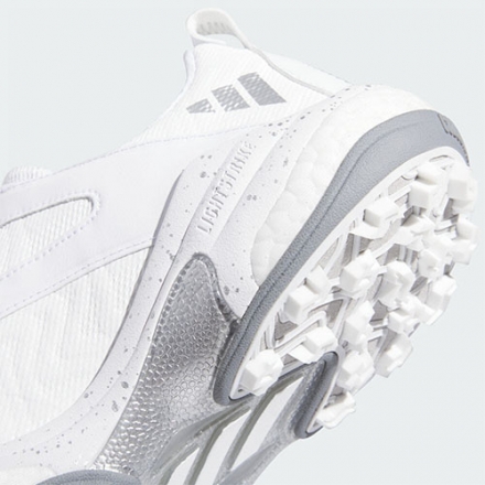 アディダス コードカオス 25 ボア NKZ93 スパイクレス ゴルフシューズ フットウェアホワイト×シルバーメタリック×グレーツー(ID8605) 26.5cm