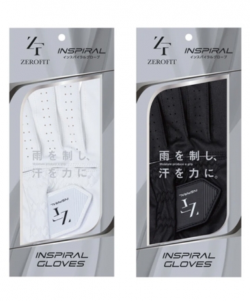 左手用イオンスポーツ インスパイラル ゴルフグローブ ホワイト 21cm