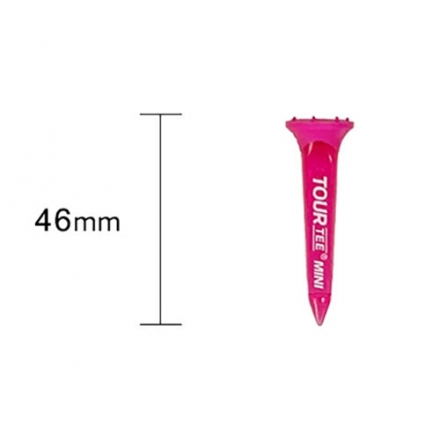 ライト ゴルフ コンボ ツアーティー T-490 ティー 1パック5本入り(ロング3、ショート2) ネオンピンク(580)