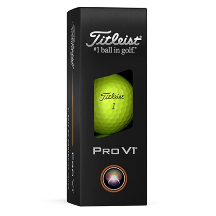 タイトリスト PRO V1 ゴルフボール 1ダース/12球 イエロー/ローナンバー