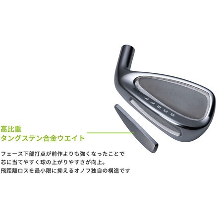 レディースオノフ LADY アイアンセット 4本組(7-P) SMOOTH KICK LP-425I カーボンシャフト L