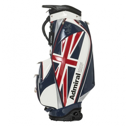 アドミラル ゴルフ ADMG5BC3 キャスター エナメル カート キャディバッグ トリコロール(90)