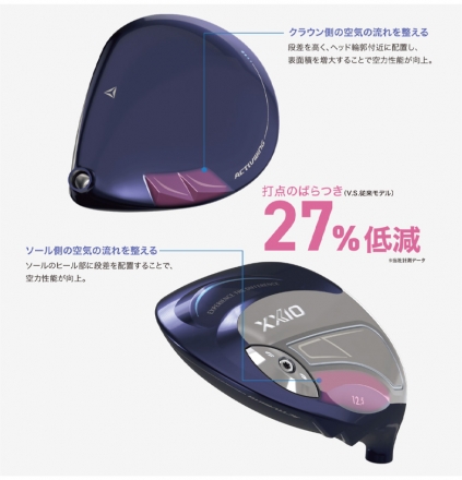 レディースダンロップ ゼクシオ14 ドライバー ゼクシオ MP1400L カーボンシャフト ブルー 12.5度/A